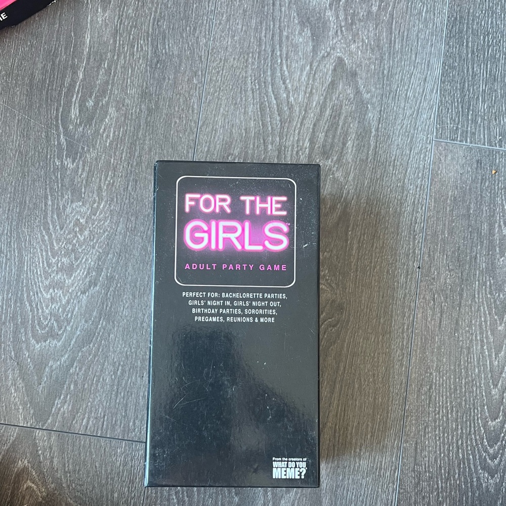 For the girls - drinking game